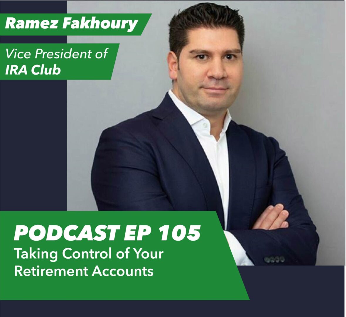 Ep 105 – Taking Control of Your Retirement Accounts | with Ramez Fakhoury - Rent To Retirement